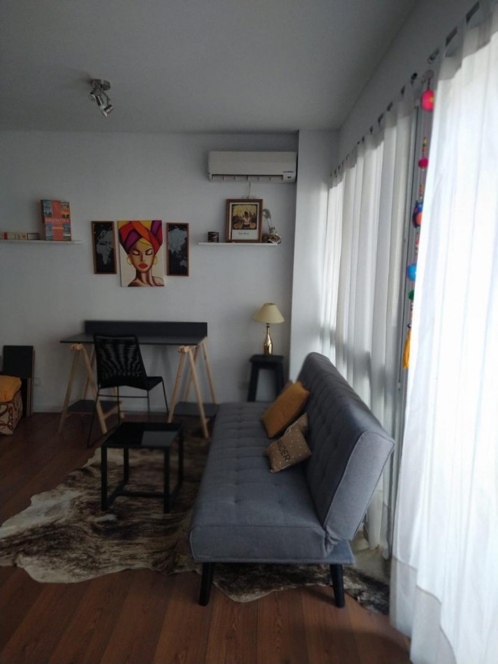 EXCELENTE DEPARTAMENTO  AL FRENTE CON BALCON  ATERRAZADO