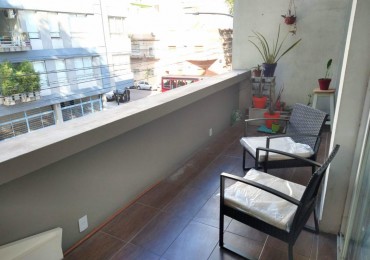 EXCELENTE DEPARTAMENTO  AL FRENTE CON BALCON  ATERRAZADO